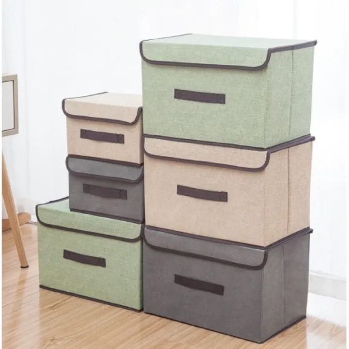 supergogosupply%20#COD%202in1%20Plain%20Color%20Foldable%20Storage%20Box%20Organizer%20With%20Cover%20set%20Multifunction%20-%20Image%204