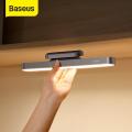 Baseus Night Light Hanging Magnetic LED Table Lamp Stepless Dimming Desk Lamp Rechargeable Cabinet Light For Bedroom Kitchen.