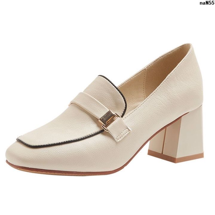 British%20Style%20Loafers%20Pumps%20Women's%20New%20Thick%20Style%202024%20Leather%20Shoes%20Genuine%20Leather%20Every%20Night%20Heel%20Women's%20High%20Heels%20%EF%B9%82%20-%20Image%202