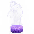 Exclusive for Cross-Border Batman Jack Series 3D Table Lamp LED Lamp Creative Gift Visual Stereo Seven-Color Night Light.