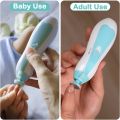 Baby Nail Trimmer Electric Safe Baby Nail File with LED Light. 