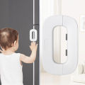 Baby Safety Lock for Fridge, Freezer, Refrigerator & Cabinet Child Proof Anti-Pinch Strap Lock Multi-Use. 