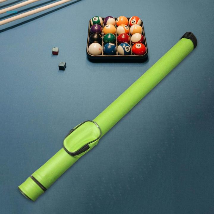 Billiards Pool , Hard Pool 1/2 Holder, Durable PU Leather Pouch, Portable Billiard Rod Organizer, Professional Snooker