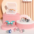 1 Pair Silicone Earplugs 3 Layers Noise Reduction Plug Sleeping Canceling Noise Reduction Swimming Waterproof Ear Protector.