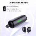 AWEI T5 TWS 5.0 Bluetooth Earphone Wireless Headphone 3D Stereo Headset With Mic Earbuds With Charging Case For iPhone Samsung Huawei Vivo Oppo.