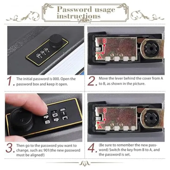 Decorative%20Book%20Safe%20Box%20with%20Password%20Lock,%20Vintage%20Faux%20Book%20Hidden%20Safe%20for%20Decoration,%20Secret%20Diversion%20Book,B%20Easy%20Install%20Easy%20to%20Use%20-%20Image%204