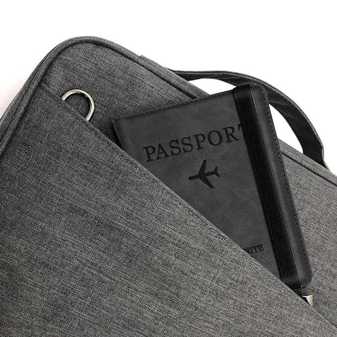 CLEANUX%20ZONE%20Passport%20Holder%20Cover%20Wallet%20RFID%20Blocking%20PU%20Leather%20Travel%20Document%20Holder,%20Card%20Case%20Travel%20Accessories%20for%20Women%20Men%20-%20Image%204