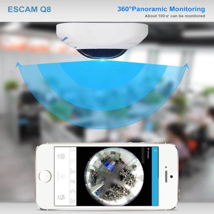 Escam%20Q8%20360%20Degree%20Fisheye%20Panoranic%20960P%20HD%20H.264%20Wifi%20Wireless%20Infrared%20IP%20Camera%20With%20Two%20Way%20Audio%20Night%20Vision%20Motion%20Detection%20And%20TF%20Card%20Slot%20(black)%20(UK/HK/IN)%20-%20Image%208