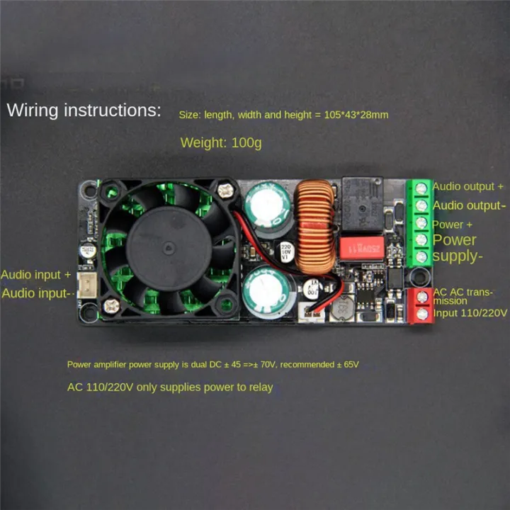 1%20Piece%20HIFI%20500W%20Digital%20Amplifier%20Class%20D%20Audio%20Amplifier%20Board%20Module%20Audio%20Amplifier%20Module%20with%20Speaker%20Protection%20Better%20Than%20LM3886%20IRS2092S%20-%20Image%203