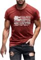 Mens T-Shirt Tops Fashion 3D Printed Casual Round Neck Pullover Short Sleeves Henley Tees Shirts Sweatshirt.