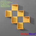 L Shape Wall Shelf Shelf Adhesive Punch Free wall Decorative Shelf ( 6 Pcs Stand ) Waterproof & Premium Quality. 