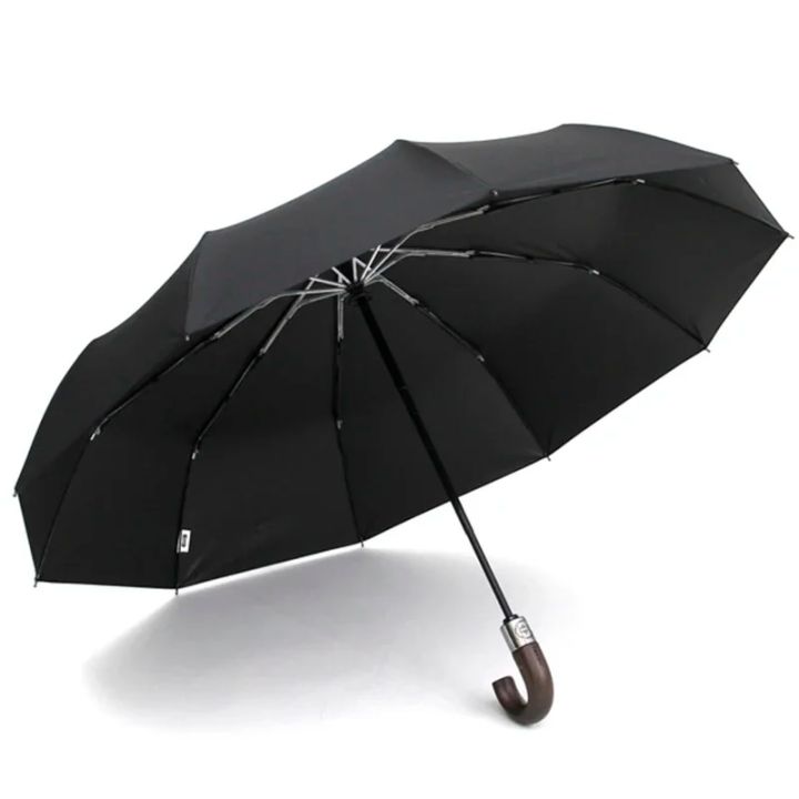 PARACHASE%20Automatic%20Folding%20Umbrella%20Men%20Women%2010K%20Strong%20Windproof%20Rain%20Umbrellas%20Anti%20UV%20Sun%20Protection%20Wooden%20Handle%20Paraguas%20-%20Image%206