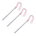 3Pcs 10mm x 270mm Single End Heating Elements Cartridge Heater 220V 600W.