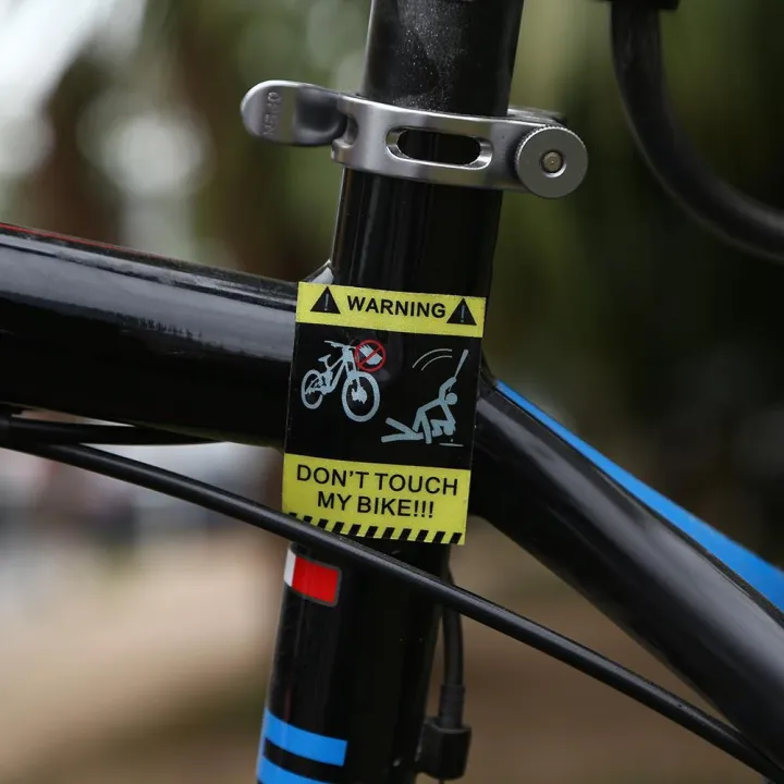 DONT%20TOUCH%20MY%20BIKE%20Bicycle%20Decorative%20Warning%20Sticker%20Waterproof%20Decal%20(B)%20-%20Image%207
