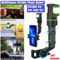 360 Degrees Car Rearview Mirror Mount Phone Holder for 4.0-6.1 Inch Navigation Bracket Stand Adjustable Support. 