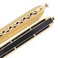 Chromatic Harmonica 16 Hole 64 Tone Mouth Organ Instrumentos. 