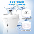 2.5L Automatic Pet Water Fountain Silent Drinking Electric Water Dispenser Feeder Bowl for Cats Dogs Multiple Pets. 