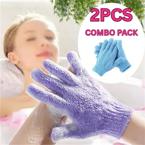 2%20Pcs%20Exfoliating%20Gloves%20%7C%20Shower%20Mitt%20Scrub%20Gloves%20for%20Smooth%20Bath%20-%20Image%202