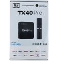 TX40 Pro 12K ULTRA HD Android Smart TV Box – Voice Remote. 
