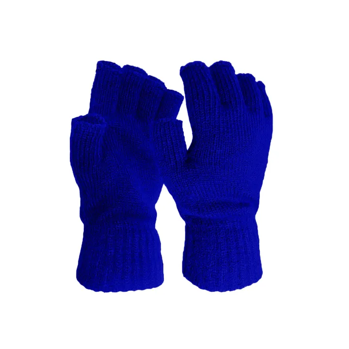 1Pair%20Half%20Finger%20Fingerless%20Gloves%20Men's%20And%20Women's%20Winter%20Warm%20Solid%20Color%20Knitted%20Half-finger%20Woolen%20Outdoor%20Mittens%20-%20Image%206