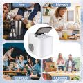 WiFI Smart Ice Maker Machine,35lbs/24H Ice Maker Countertop, Tank Storage 1.3L,Portable Self-Cleaning Ice Maker,APP Control Countertop Fast Ice Maker with Ice Scoop for Home, Camping,Bars,Coffee Shop.