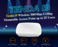Tenda I9 300Mbps Indoor Ceiling Wireless WiFi Access Point. 