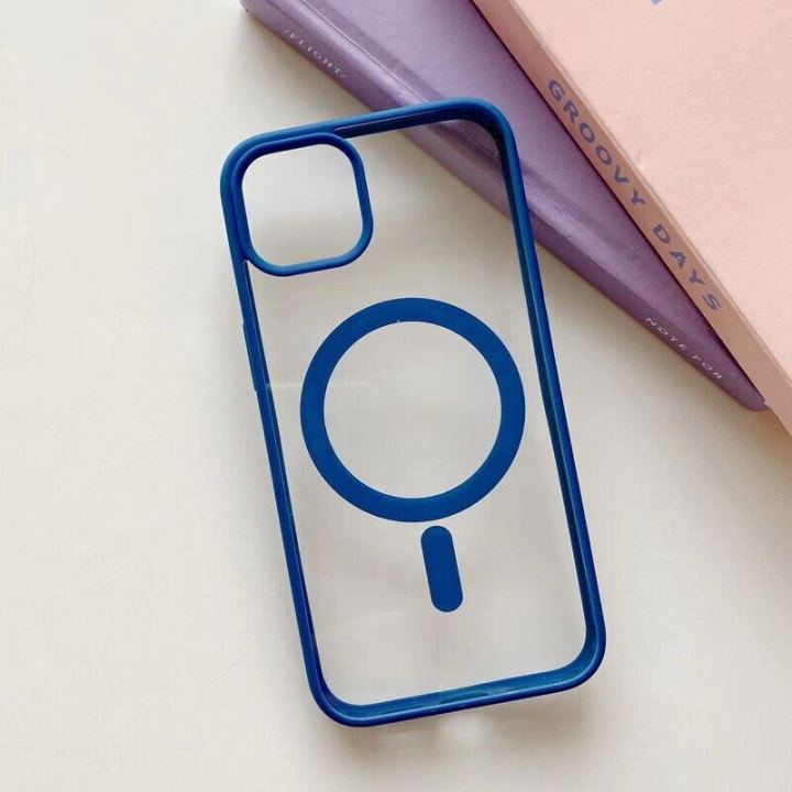 Transparent%20Acrylic%20Hard%20Phone%20Case%20for%20Apple%20IPhone%2011,Magsafe%20Magnetic%20Wireless%20Charging%20Cover%20-%20Image%202