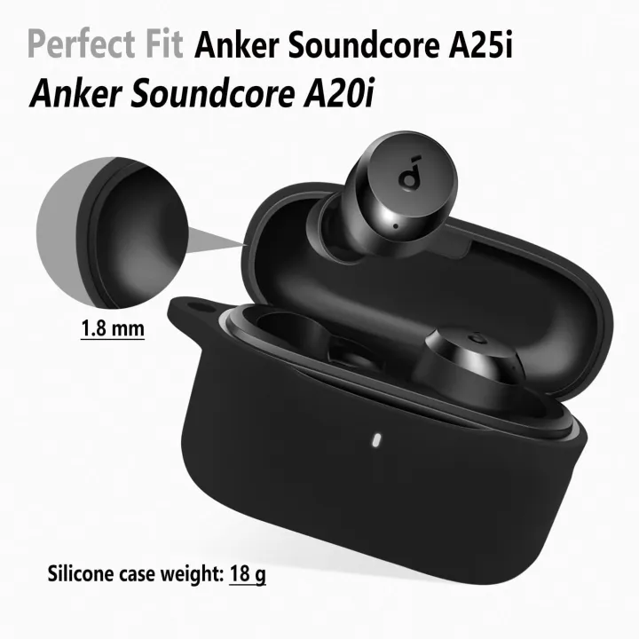 Silicone%20Case%20Cover%20For%20Sony%20WF-1000XM4%20TWS%20Earbuds%20(Black)%20-%20Image%204