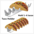 Taco Holder Creative Stainless Steel Mexican Pancake Rack 6-grid Tortillas With Wavy Pancake Rack Material: food stainless steel 430. 