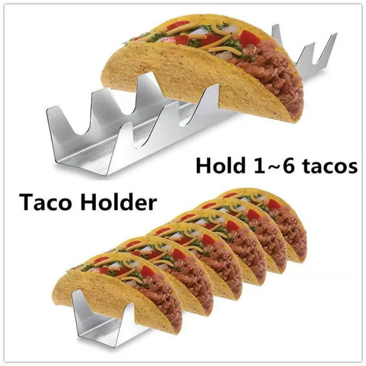 Taco%20Holder%20Creative%20Stainless%20Steel%20Mexican%20Pancake%20Rack%206-grid%20Tortillas%20With%20Wavy%20Pancake%20Rack%20Material:%20food%20stainless%20steel%20430%20-%20Image%206