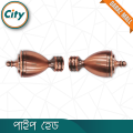 1 Pair (2 Pis) Antique Polished Curtain Pipe Cover Pipe Cap Pipe Head Big Minar For 1 Inch Pipe. 
