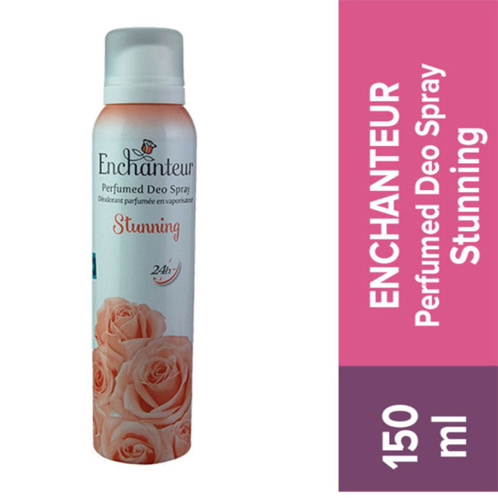 International Malaysian product Enchanteur Stunning Body Spray used for male/female - 150 ml