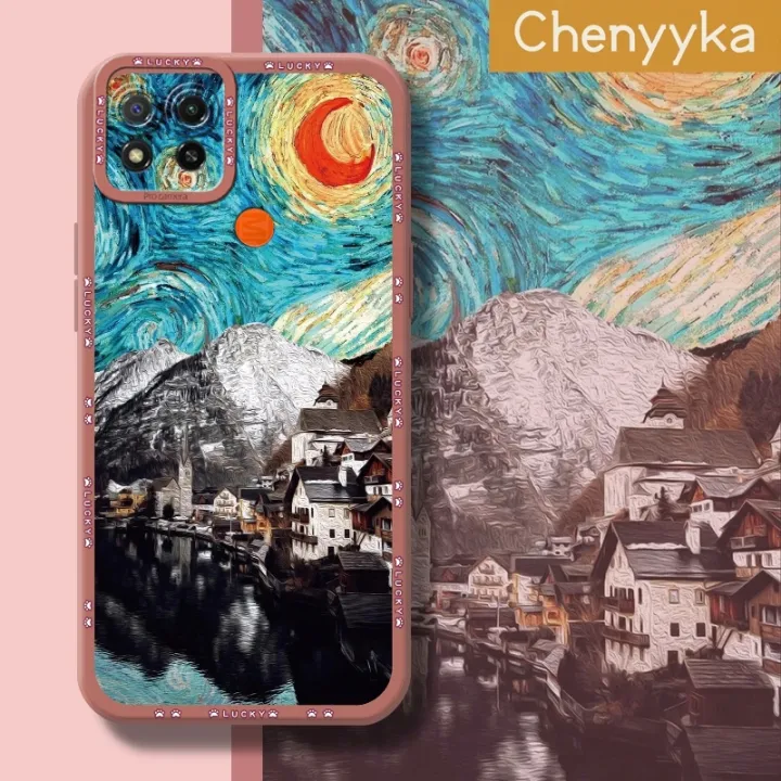 Chenyyka%20Case%20For%20Redmi%209C%20NFC%20Case%20Fashion%20Colorful%20Oil%20Painting%20Thin%20Shockproof%20Square%20Edge%20Silicone%20Casing%20Full%20Cover%20Camera%20Protect%20Cases%20Softcase%20-%20Image%202