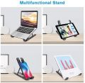 Foldable Laptop Stand Holder - 3 In 1 Portable Notebook Holder for iPhone, Xiaomi - Multifunction Adjustable Non-slip Desktop Bracket.