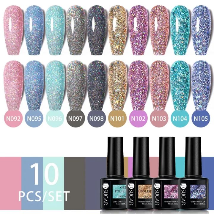 UR%20SUGAR%2010PCS%20Set%20Macarone%20Fluorescence%20Color%20Gel%20Polish%20Set%20Gel%20Nail%20Art%20All%20For%20Manicure%20Semi-Permanent%20Varnish%20Hybrid%20Gel%20-%20Image%205