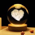 Solar System Globe Galaxy Crystal Ball 3D Laser Engraved Astronomy Planet Ball Fantasy Style Home Decor Universe Model Gift. 