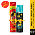 Godrej Hit Bundle (Red Hit Anti Cockroach Spray 400ml & Black HIT Jasmine Anti Mosquito Spray 475ml). 