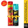 Godrej Hit Bundle (Red Hit Anti Cockroach Spray 400ml & Black HIT Jasmine Anti Mosquito Spray 475ml).