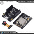ESP32-CAM with Programming Base Board (Combo). WiFi and Bluetooth Camera Module with SD Card slot and Micro USB to Serial Port CH340G for Arduino and DIY Electronics Projects..