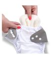 5 Pieces Reusable Pure Cotton Baby Cloth Diaper Nappy Liners Insert 4 Layers.