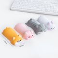 3D Cute Soft Mouse Pad Decompression Wrist Rest Pad Cartoon Animal Shape Light Weight Hand Pillow Ergonomic Comfortable Mouse Pad Anti-slip Soft Sponge Memory Foam Wrist Cushion. 