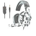 Big Game Headset Microphone For PS4 PS5 XBOX360 XBOX ONE SWITCH Mobile Game Office Learning Ergonomic Design Wearing Comfortable Gray Camouflage.