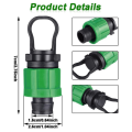 24Pcs Drip Irrigation Tubing End Cap Plug 1/2 Inch Universal End Cap Fitting for with 16mm Drip Tape Tubing Sprinkler.