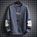 round Neck Sweater for Men Spring and Autumn2023New Men's Long SleeveTT-shirt Loose Trendy Young and Middle-Aged Men's Clothing Bottoming Shirt.