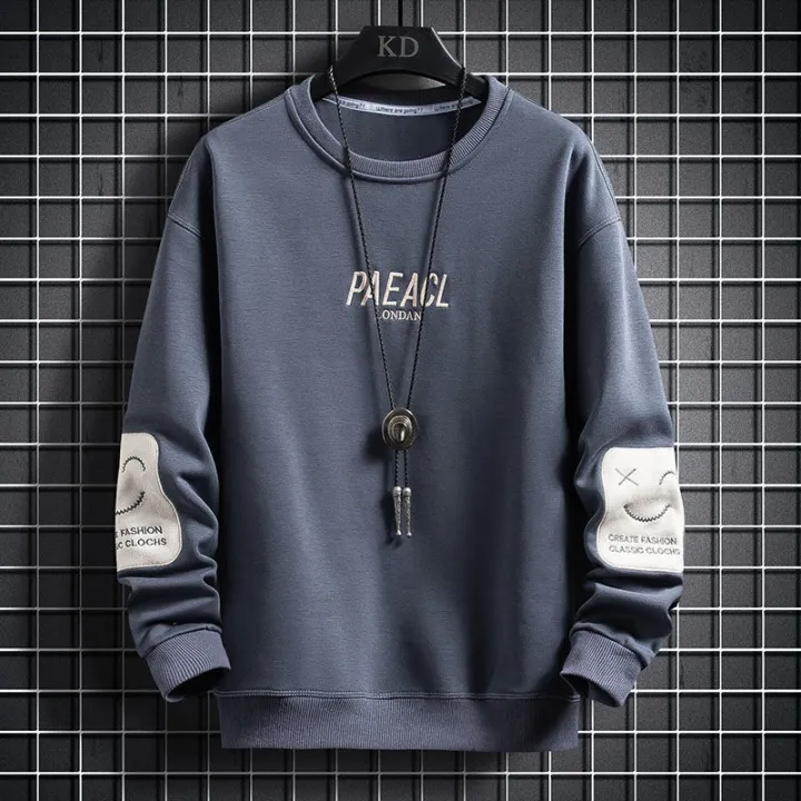 round%20Neck%20Sweater%20for%20Men%20Spring%20and%20Autumn2023New%20Men's%20Long%20SleeveTT-shirt%20Loose%20Trendy%20Young%20and%20Middle-Aged%20Men's%20Clothing%20Bottoming%20Shirt%20-%20Image%204