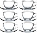 Transparent Tea Cup Set ( 6 Pcs ). 
