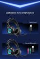 Aula S606 RGB Wired White Over-Ear Gaming Headphone. 