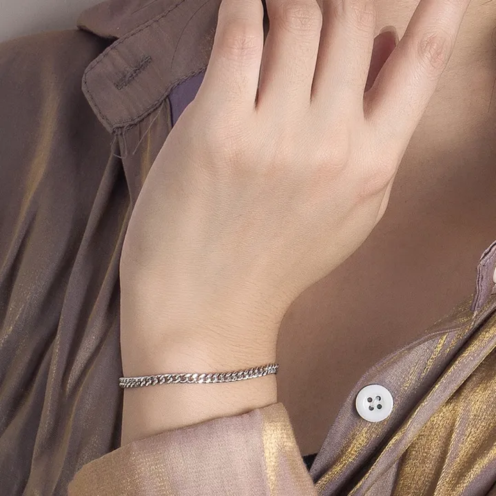 100%25%20925%20Sterling%20Silver%20Cuban%20Link%20Chain%20Bracelet%20Men%203MM%204MM%205MM%206.3%20-%20Image%205