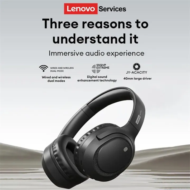 NEW%20Lenovo%20LS103%20Wireless%20Headphones%20Bluetooth%20Earphone%206.0%20Foldable%20Headset%20Sport%20Headphone%20Gaming%20Headset%203D%20Spatial%20Audio%20-%20Image%202
