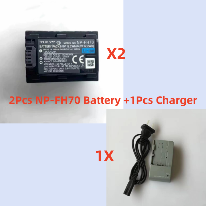 Original%20NP-FH70%20NPFH70%20Camera%20Battery%20For%20Sony%20NP-FH30%20FH40%20FH60%20FH50%20DCR%20DVD508%20DVD408%20HC28%20SR300%20SR200%20SR82%20BC-TRP%20Charger%20-%20Image%204